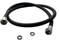 Подводка для газа ELKA серия Rubber, резина ГОСТ, тип 1-9,0, 1/2", ВР-ВР