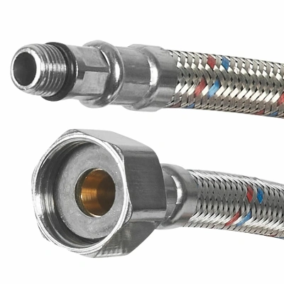 Гибкая подводка  для смесителя ELKA серия ЛЮКС, ВР/НР 1/2"-М10*18мм