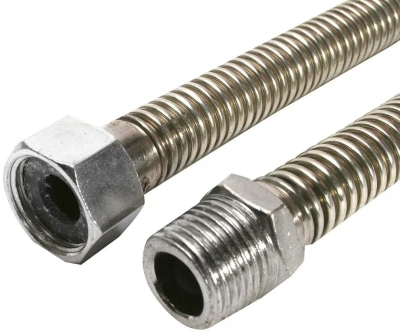 Сильфонная подводка для газа ELKA, серия ПРОФИ, 1/2"-1/2", ВР/НР